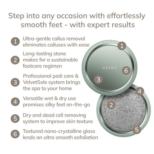 Geske Smartappguided Dual Foot Smoothener | 8 In 1 - Green In Green