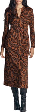 Boden Hope Zip Detail Jersey Dress