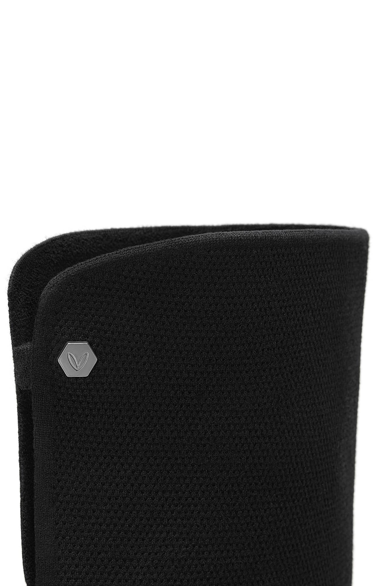 VIVAIA Fold-Over Square-Toe Knee-High Boots, Alternate, color, Black