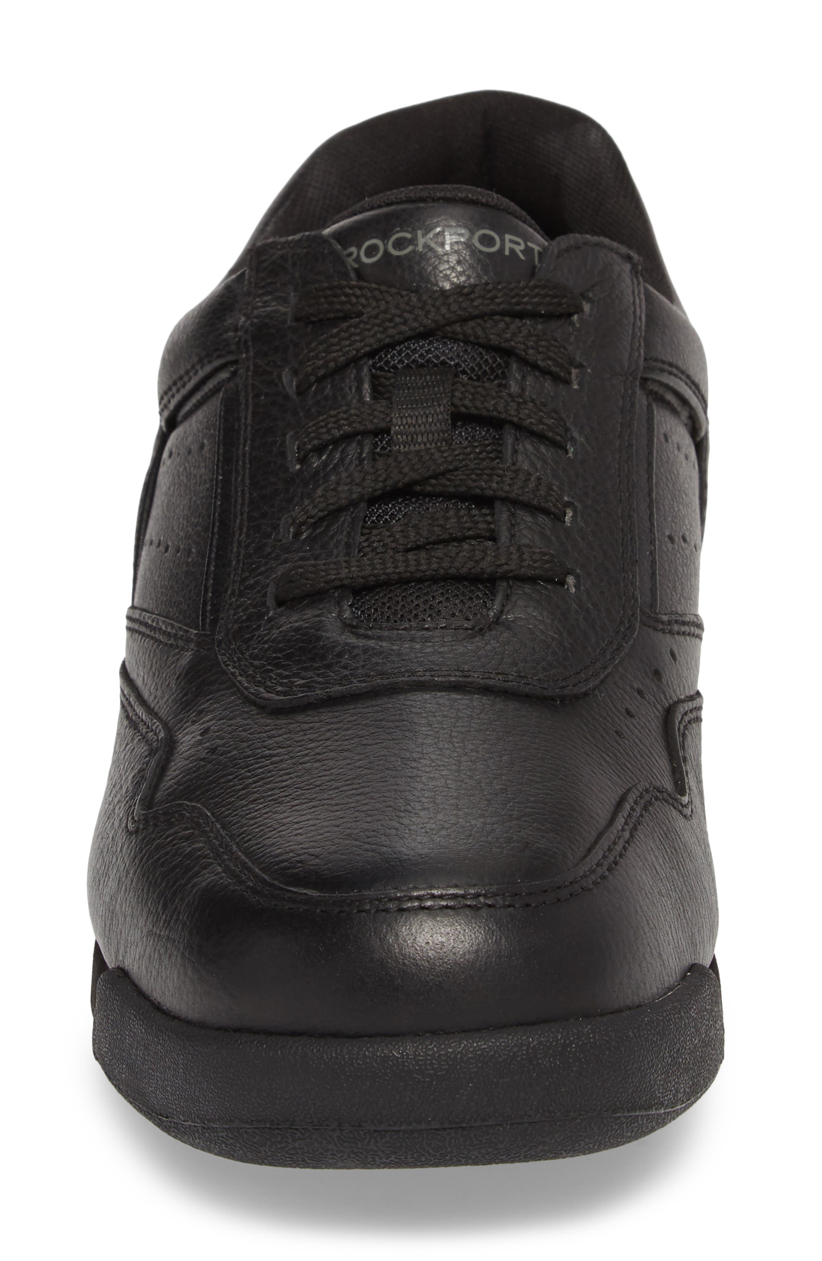 Rockport M7100 Prowalker Sneaker, Alternate, color, Black Leather