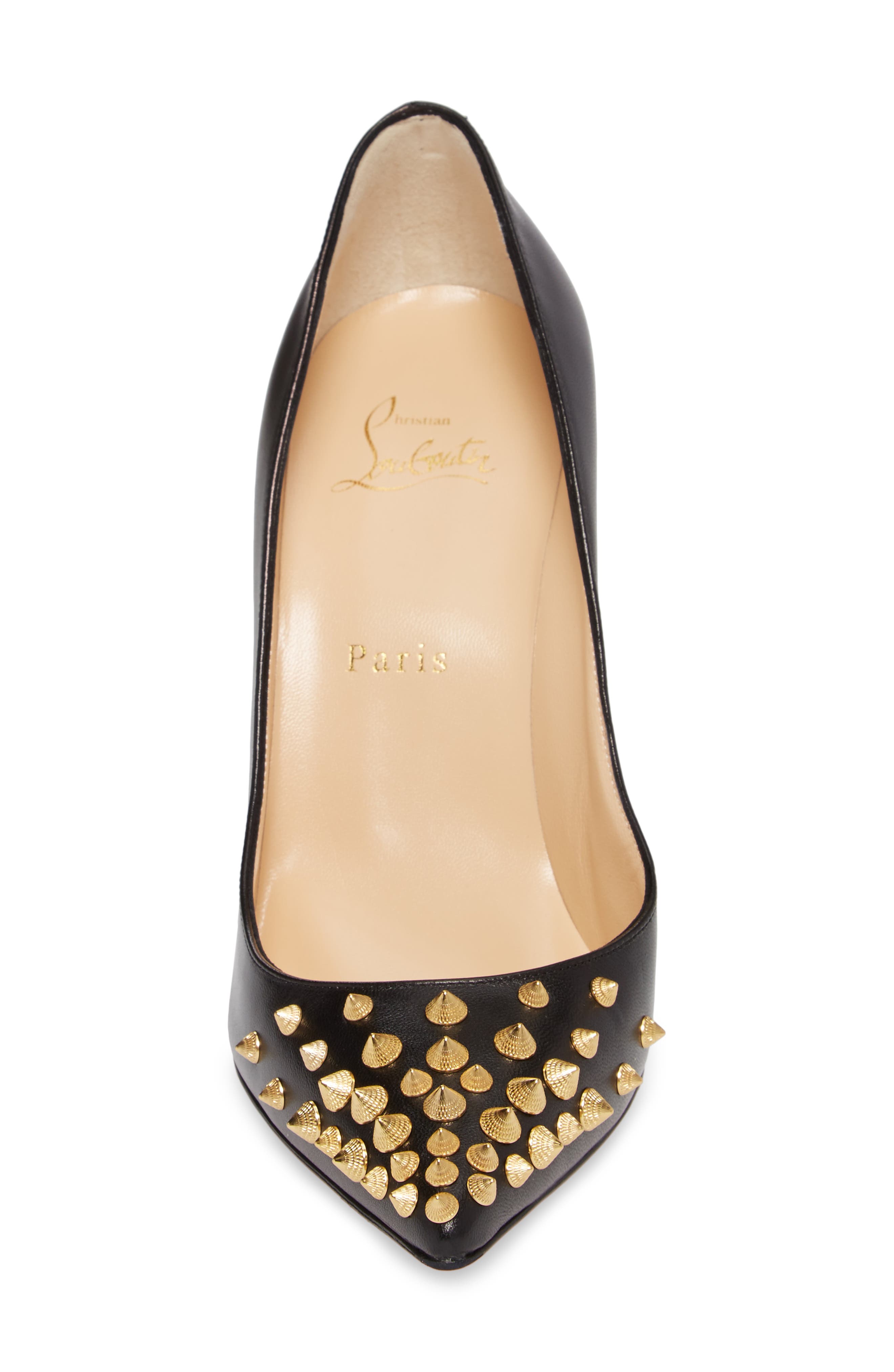 Christian Louboutin Spikyshell Pump, Alternate, color, 