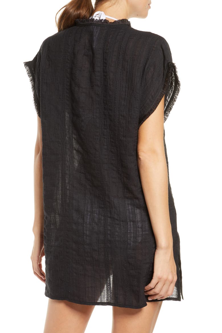 Michelle Cover-Up Tunic, Alternate, color, BLACK