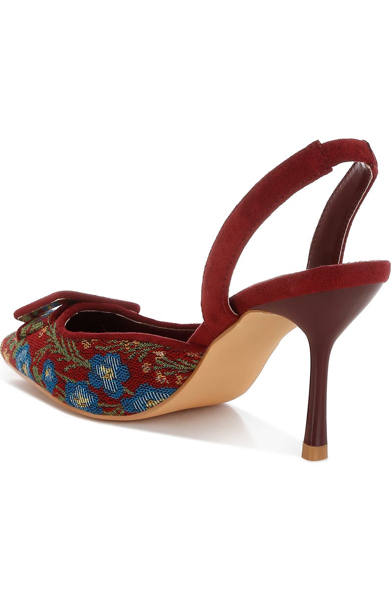 LONDON RAG Miraya Pointed Toe Pump, Alternate, color, Burgundy