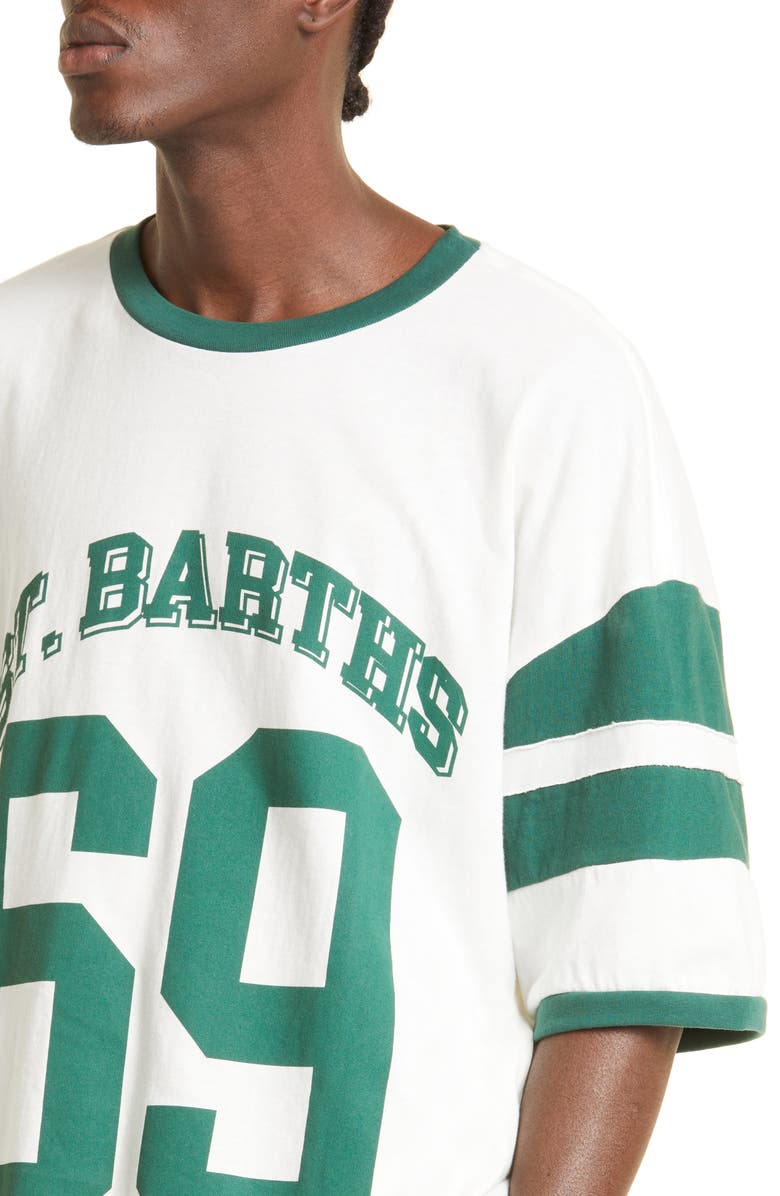 Rhude St. Barts 69 Graphic Ringer Tee, Alternate, color, 