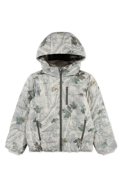 Abercrombie Boys Midweight Puffer Jacket In Gray
