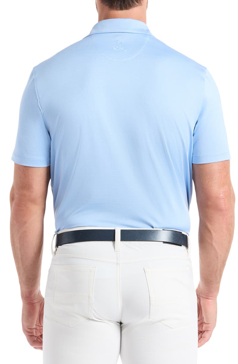 Robert Graham Canto Knit Polo, Alternate, color, Chambray