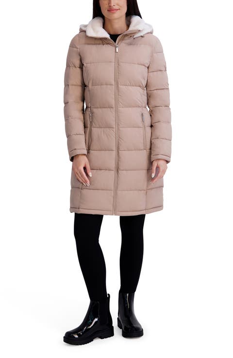 Stretch Puffer Jacket w/ Hood