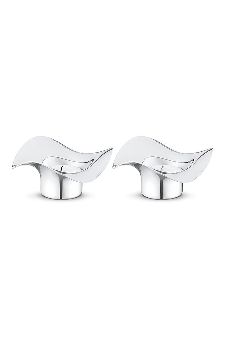 Cobra Set of 2 Tealight Candleholders, Main, color, NO COLOR