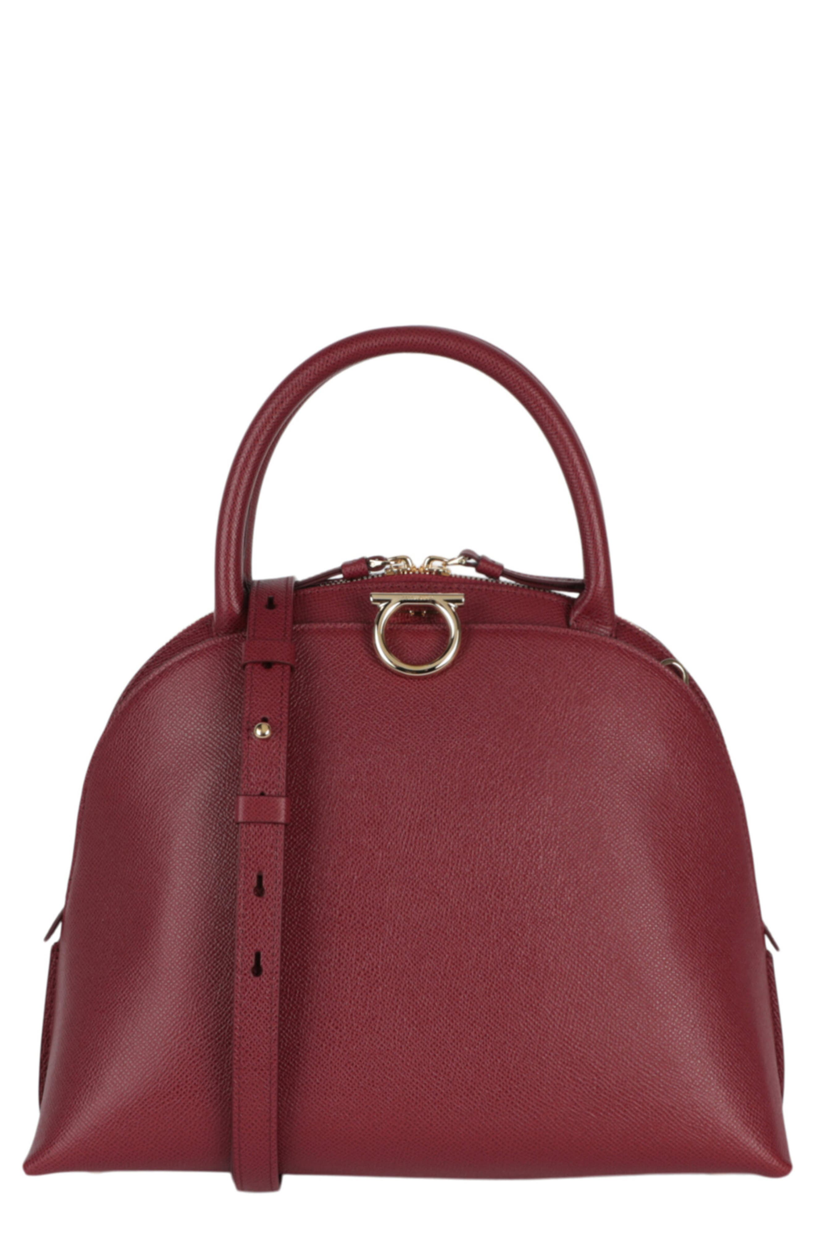 FERRAGAMO Gancini Medium Top Handle Bag