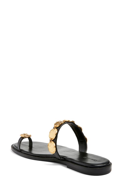 Open Edit Margot Slide Sandal In Black