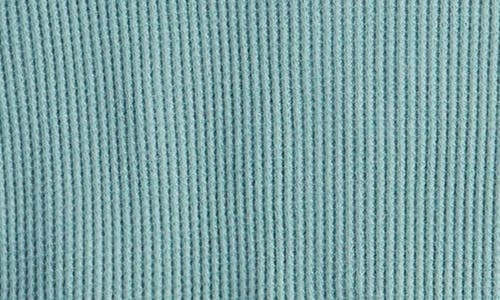 Nordstrom Waffle Knit Cotton Romper In Green