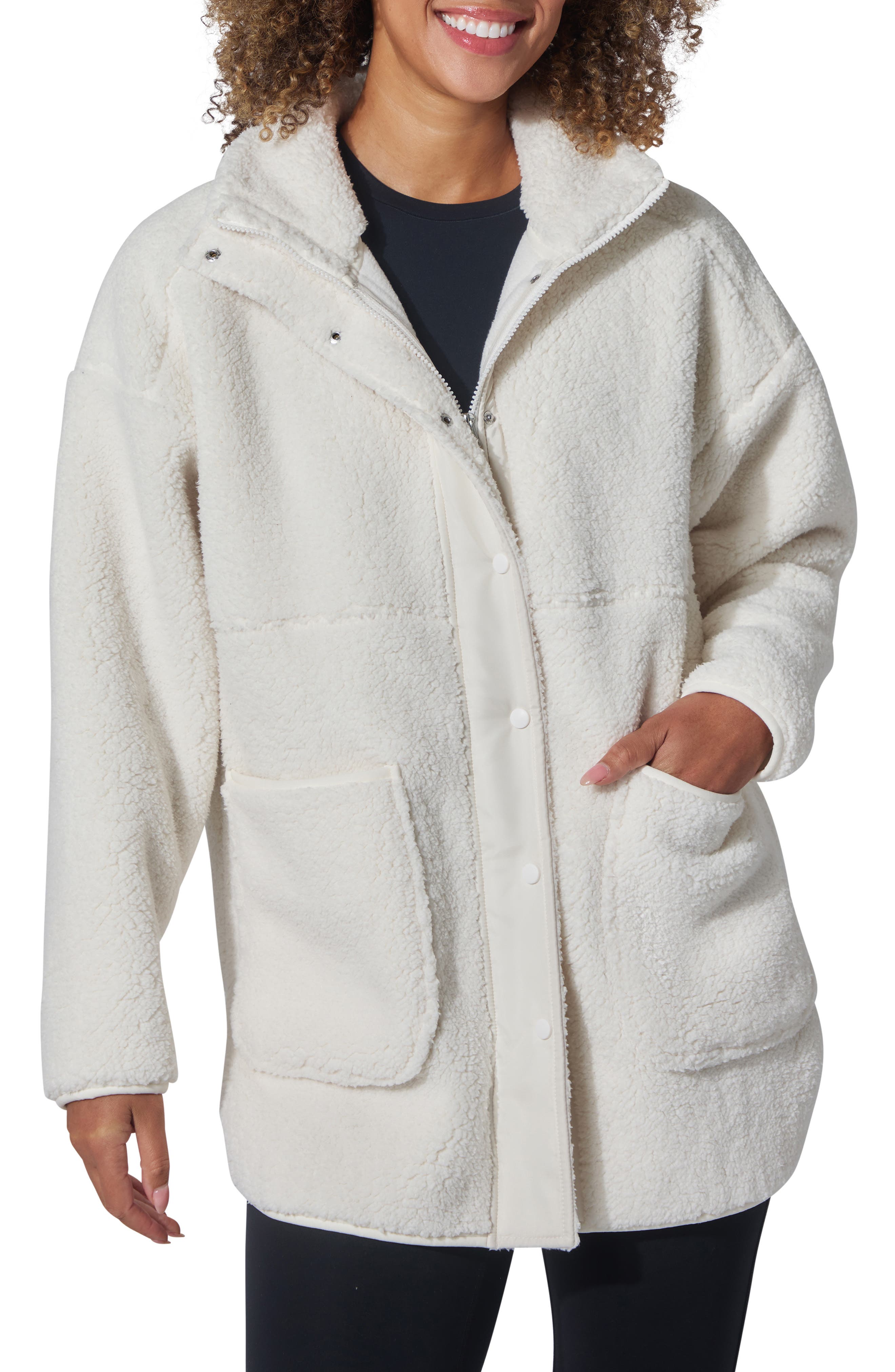 YOGALICIOUS Arctic Avenue Faux Shearling Jacket