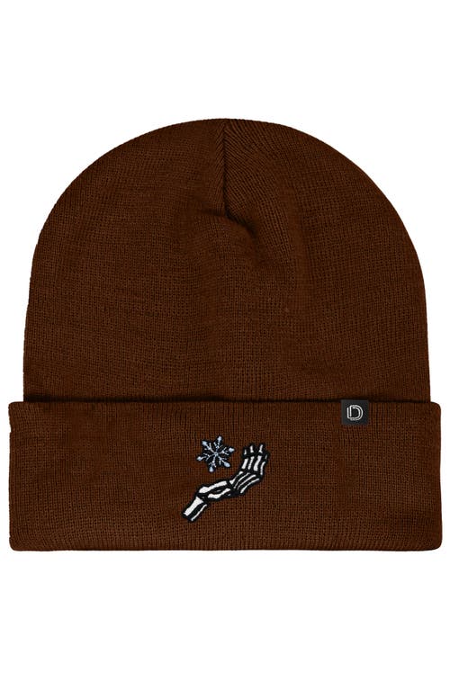 Dalix Chill Touch Beanie In Brown