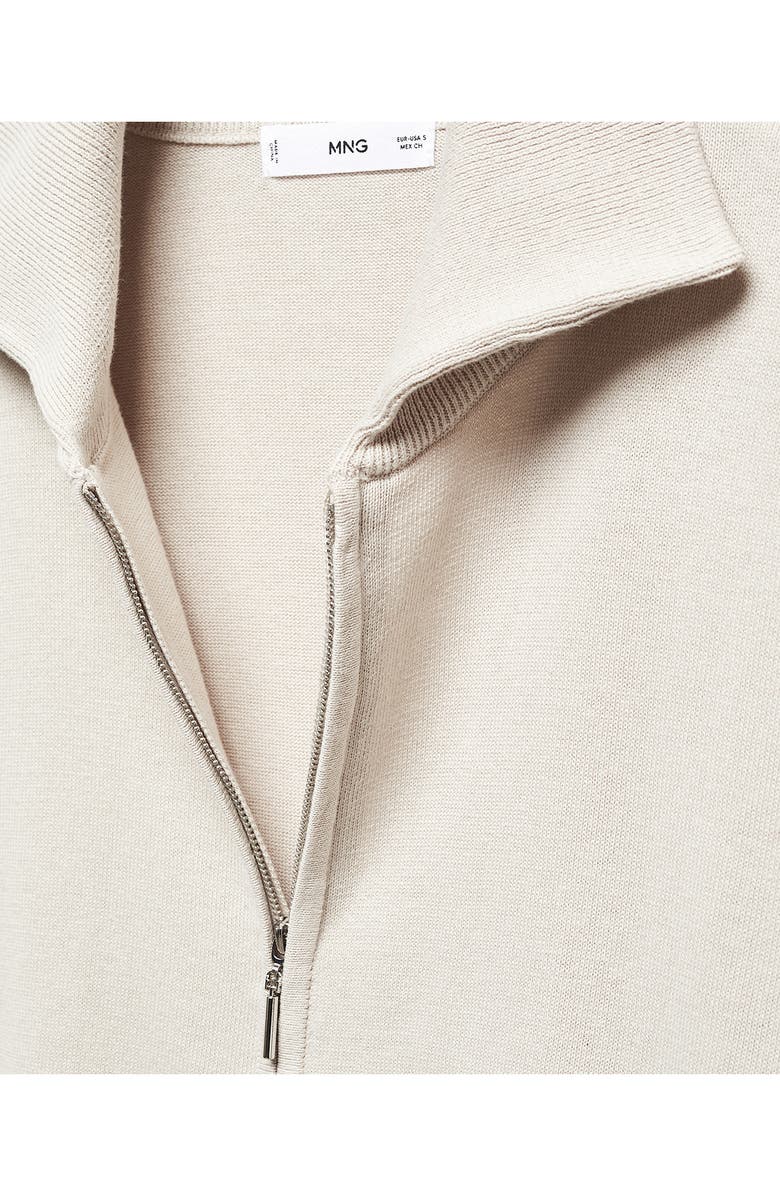 MANGO Knit Pajama Jacket, Alternate, color, 