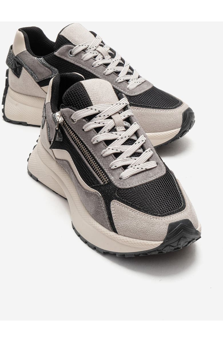 Prologue Shoes Rocca Zip Sneaker, Main, color, Black