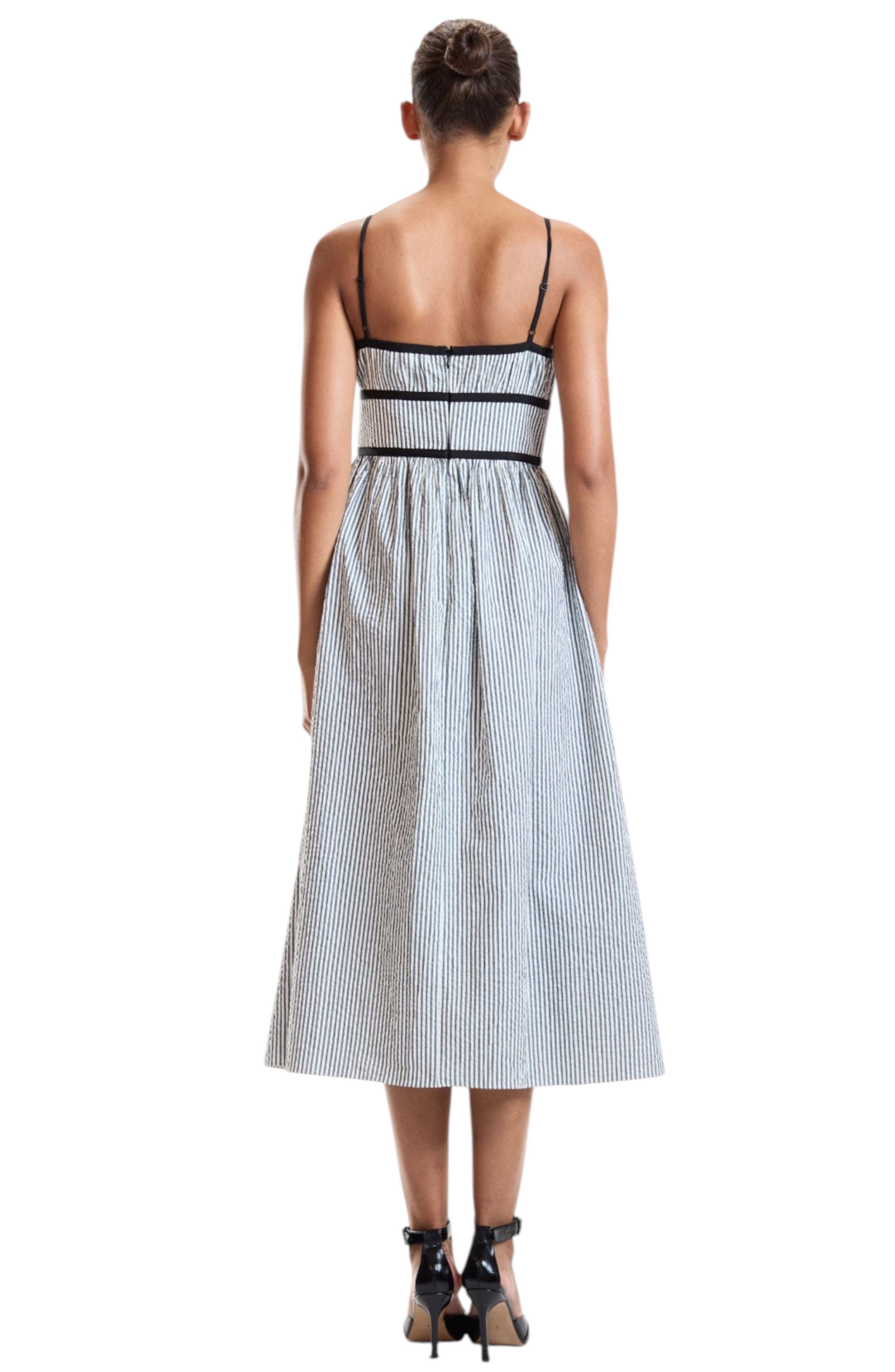 Cynthia Rowley Seersucker Midi Dress (Women) | Nordstrom