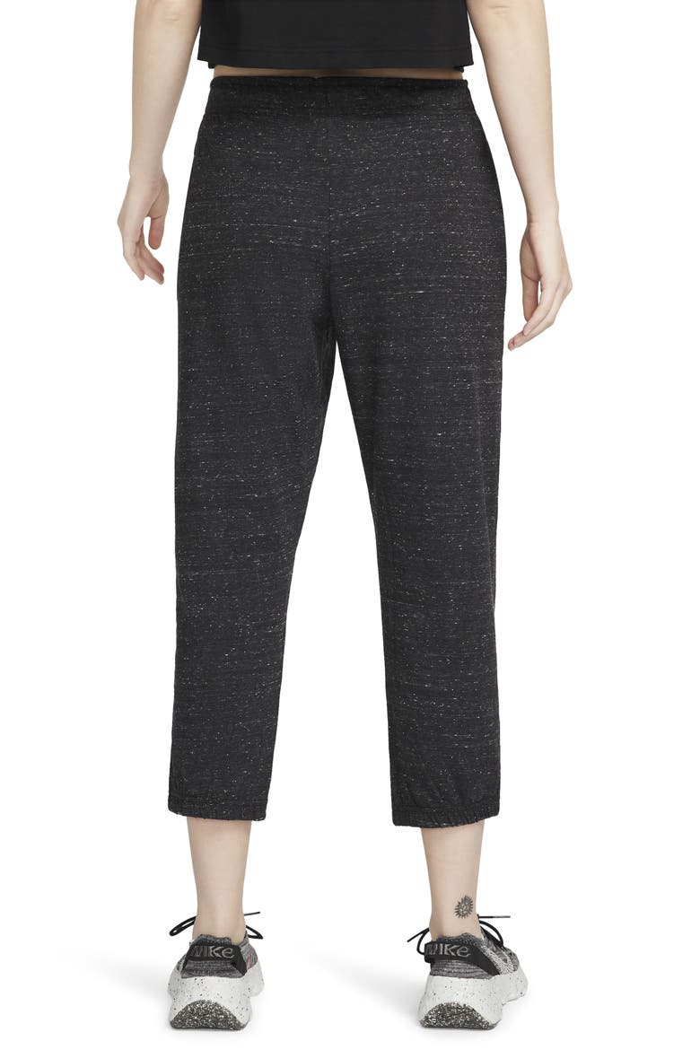 Sportswear Gym Organic Cotton Blend Joggers, Alternate, color, BLACK/ WHITE
