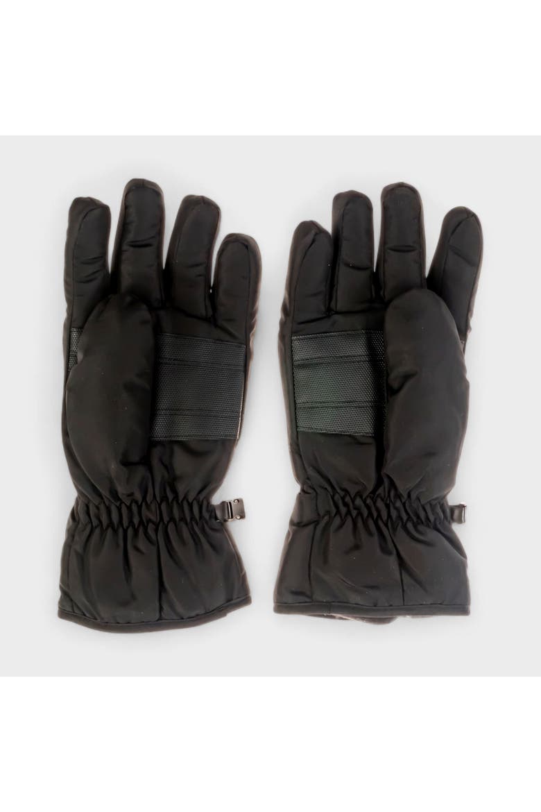 Men's Waterproof Insulated Winter Gloves, Alternate, color, Black