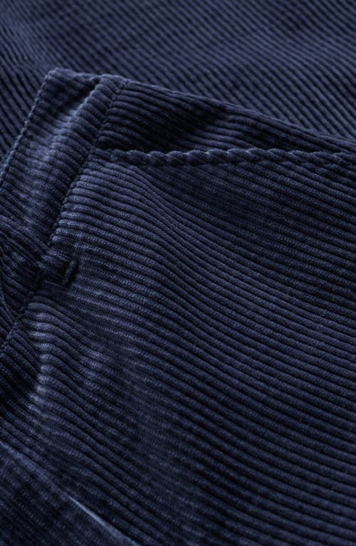 Seasalt Cornwall Asphodel Crop Wide Leg Corduroy Pants In Blue