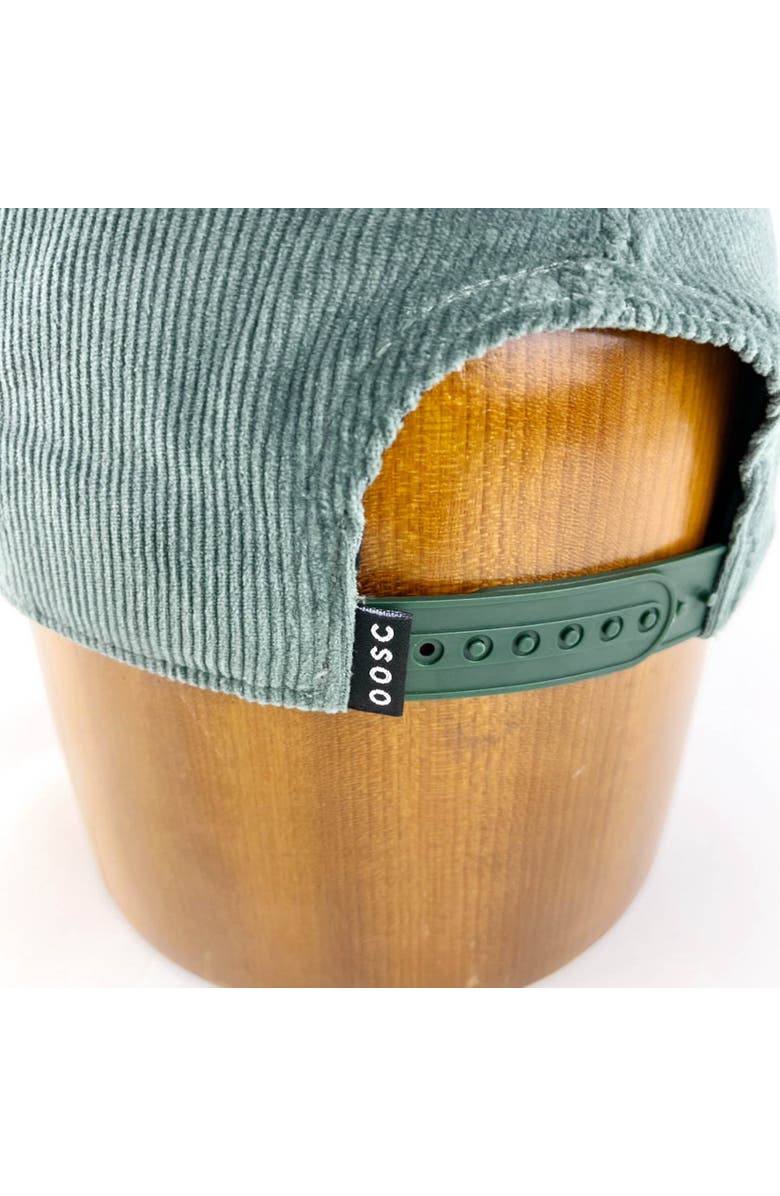 OOSC Classic Corduroy Cap - Forest Green, Alternate, color, Forest Green