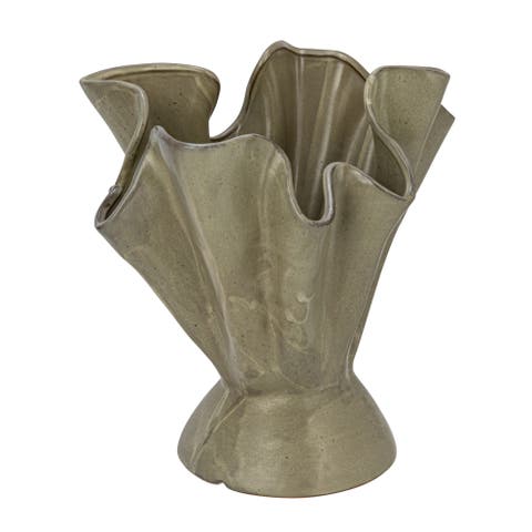 Ruffled Vase