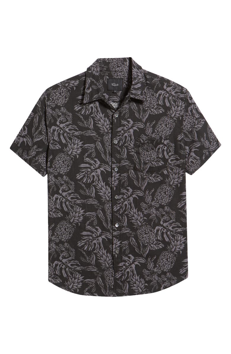 Rails Carson Pineapple Short Sleeve Button-Up Shirt, Alternate, color,