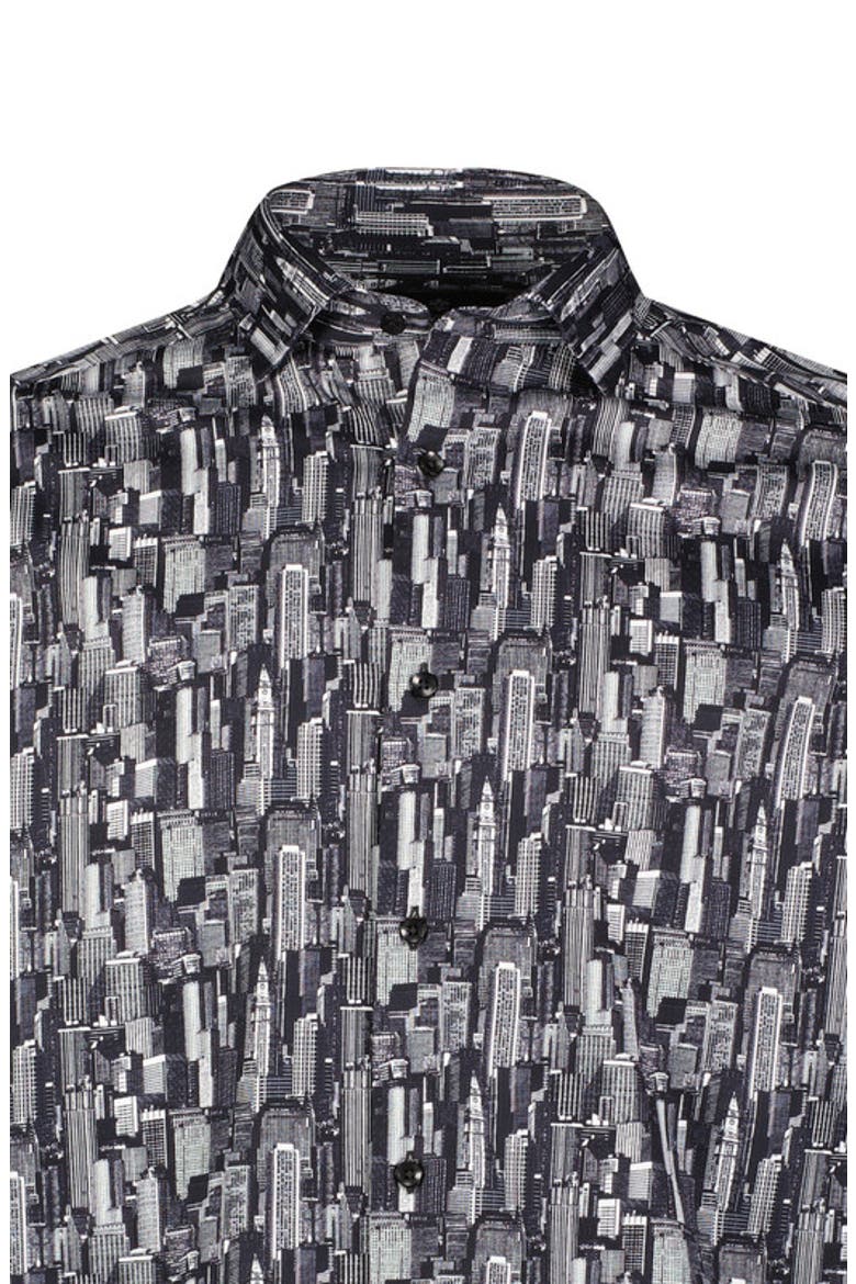 City Scape Printed Shirt, Alternate, color, Multi