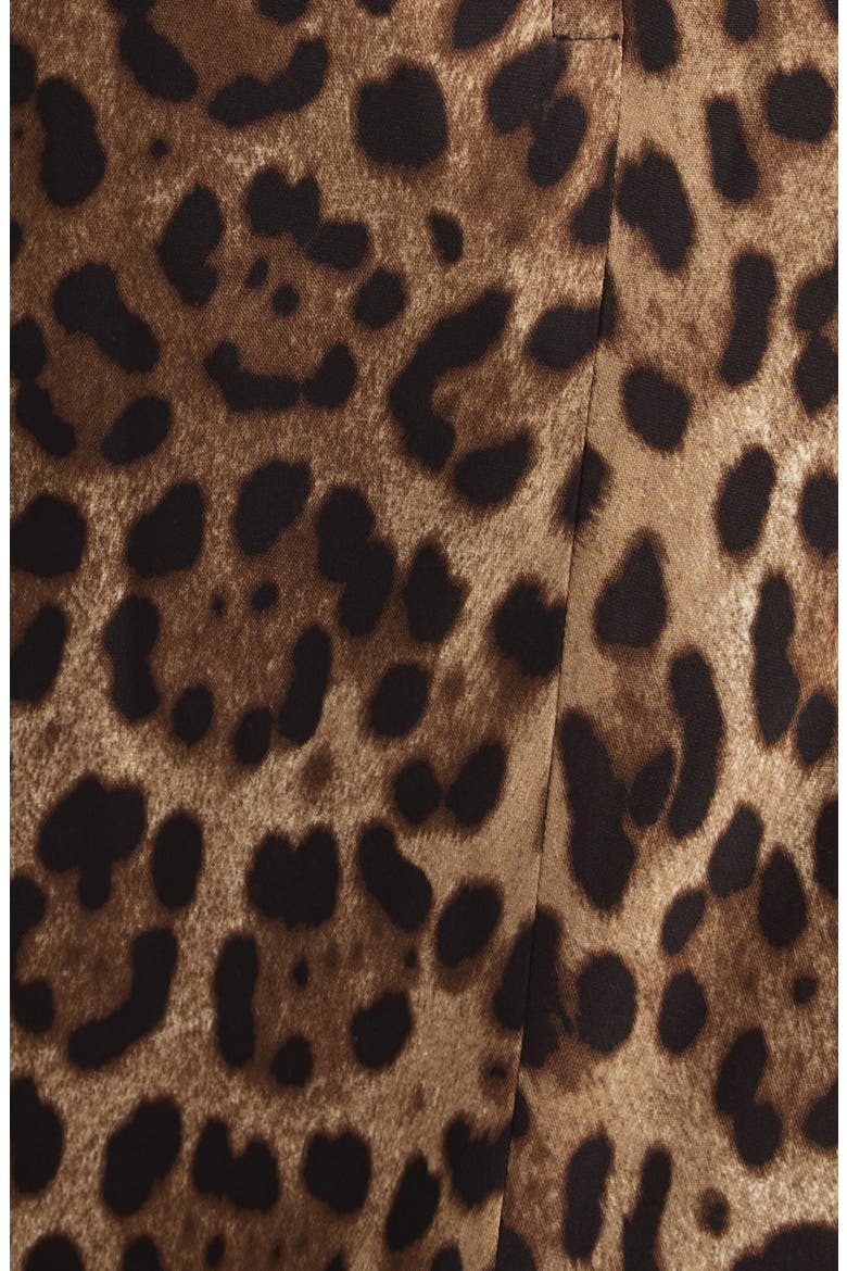 Leopard Print Stretch Cady Pencil Skirt, Alternate, color, LEO NEW