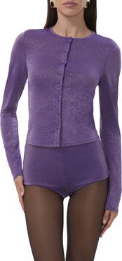 AFRM Linda Metallic Cardigan