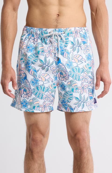 Tropical Floral Swim Shorts