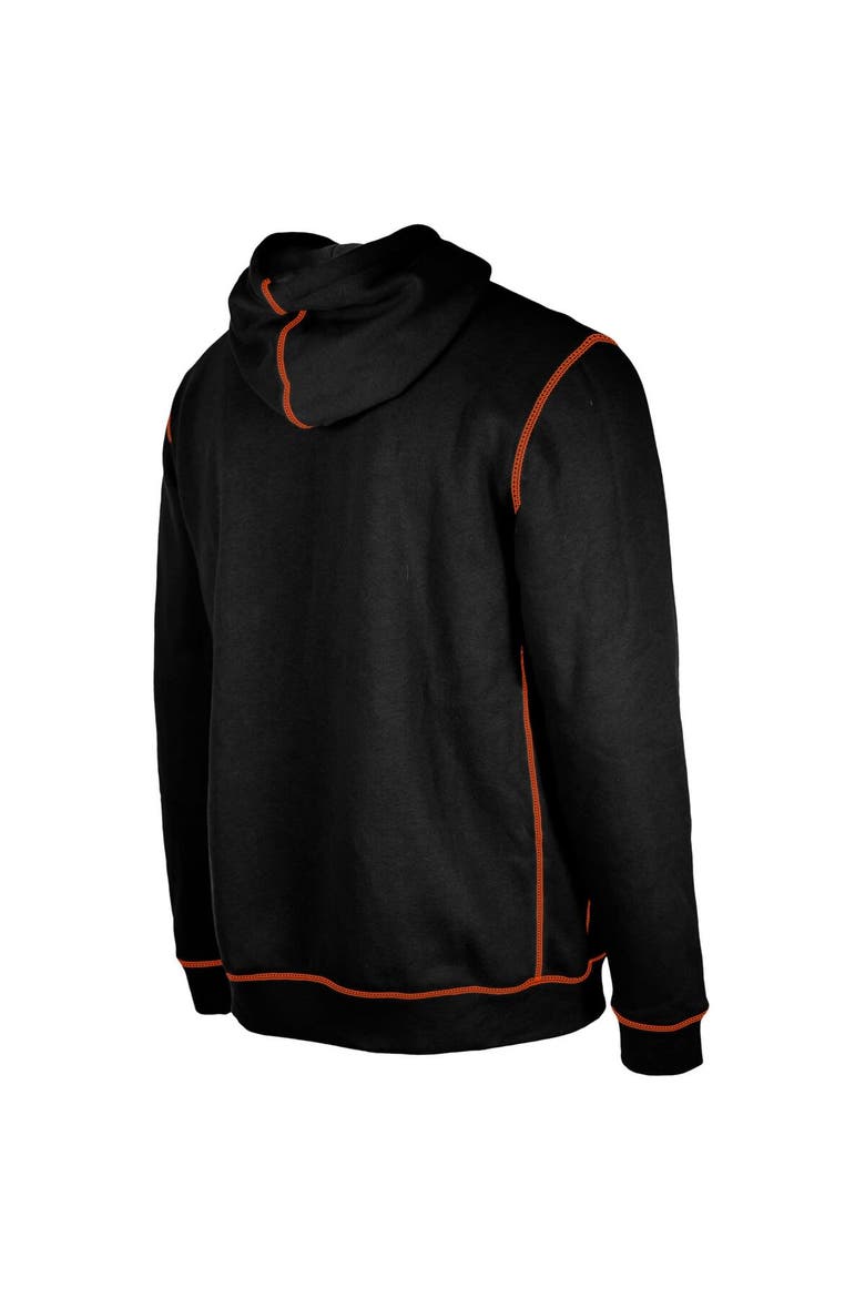 Men's New Era Black Phoenix Suns 2023/24 City Edition Satin Stitch Elite Pack Pullover Hoodie, Alternate, color, Black