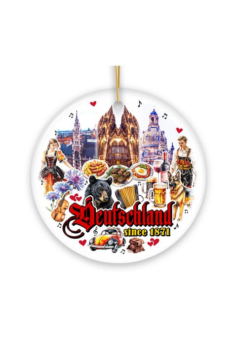 Deutschland Bavarian Landmarks Ornament - Version 1