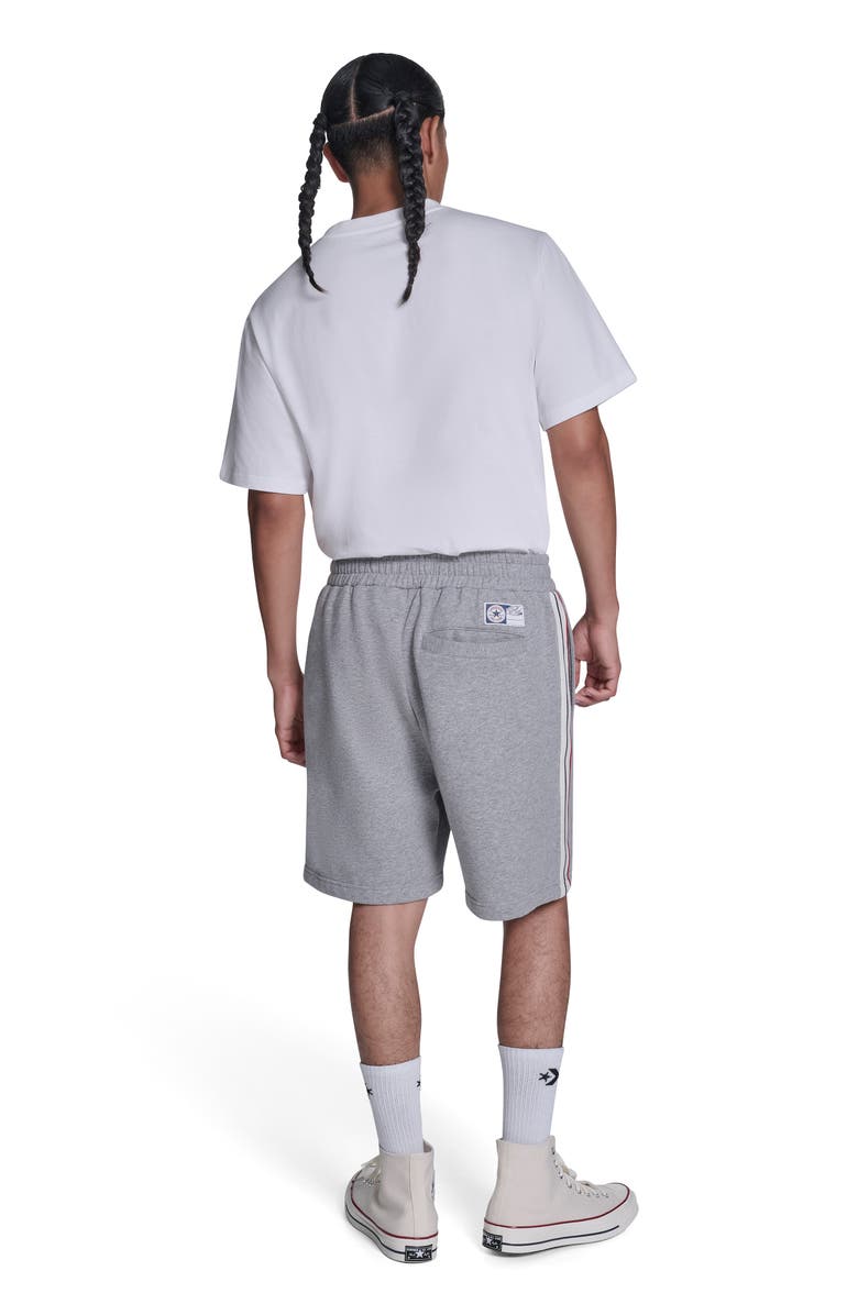 Converse Chuck Taylor Sweatshort, Alternate, color, Vintage Grey Heather