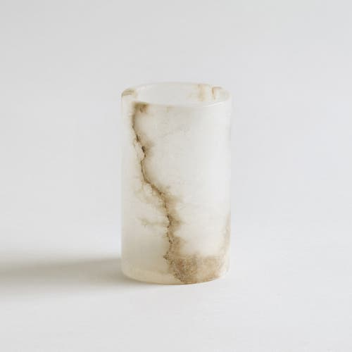 The Collective Home Santo Alabaster Tealight Holder