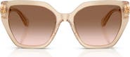 Swarovski 56mm Gradient Irregular Sunglasses
