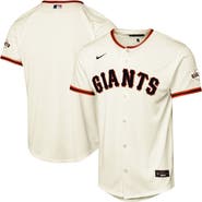 Nike Youth Nike  Cream San Francisco Giants Home Stadium Jersey