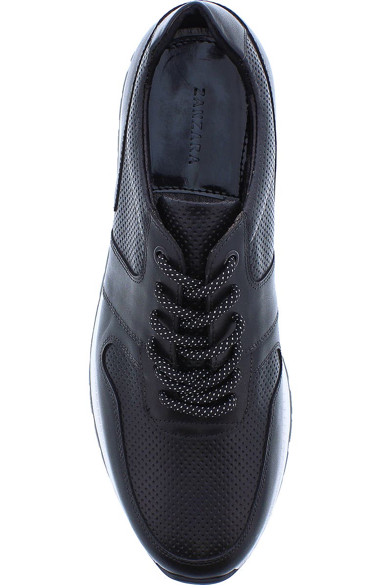 Zanzara Whitley Leather Perforated Sneaker, Alternate, color,