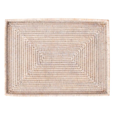 Artifacts Rattan Rectangular Flat Tray