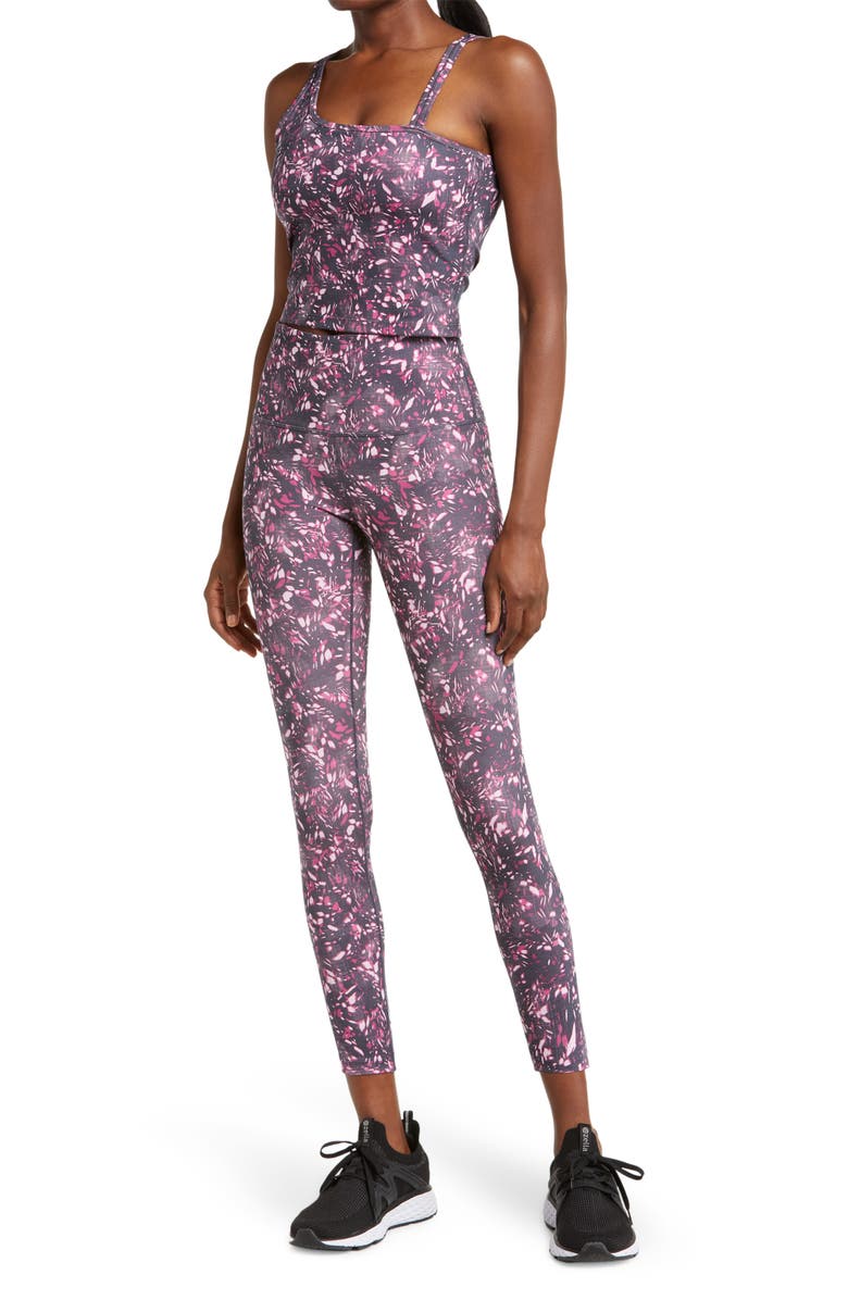 Zella Strength Crop Asymmetric Tank, Alternate, color, 