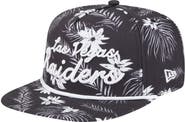 New Era Men's New Era Black Las Vegas Raiders Palm Print A-Frame 9FIFTY Snapback Hat