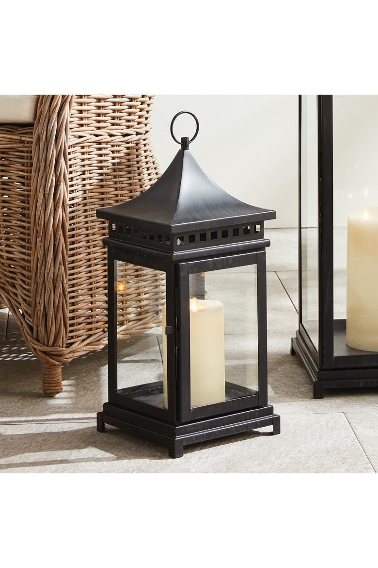 Kito Outdoor Lantern, Alternate, color, Black