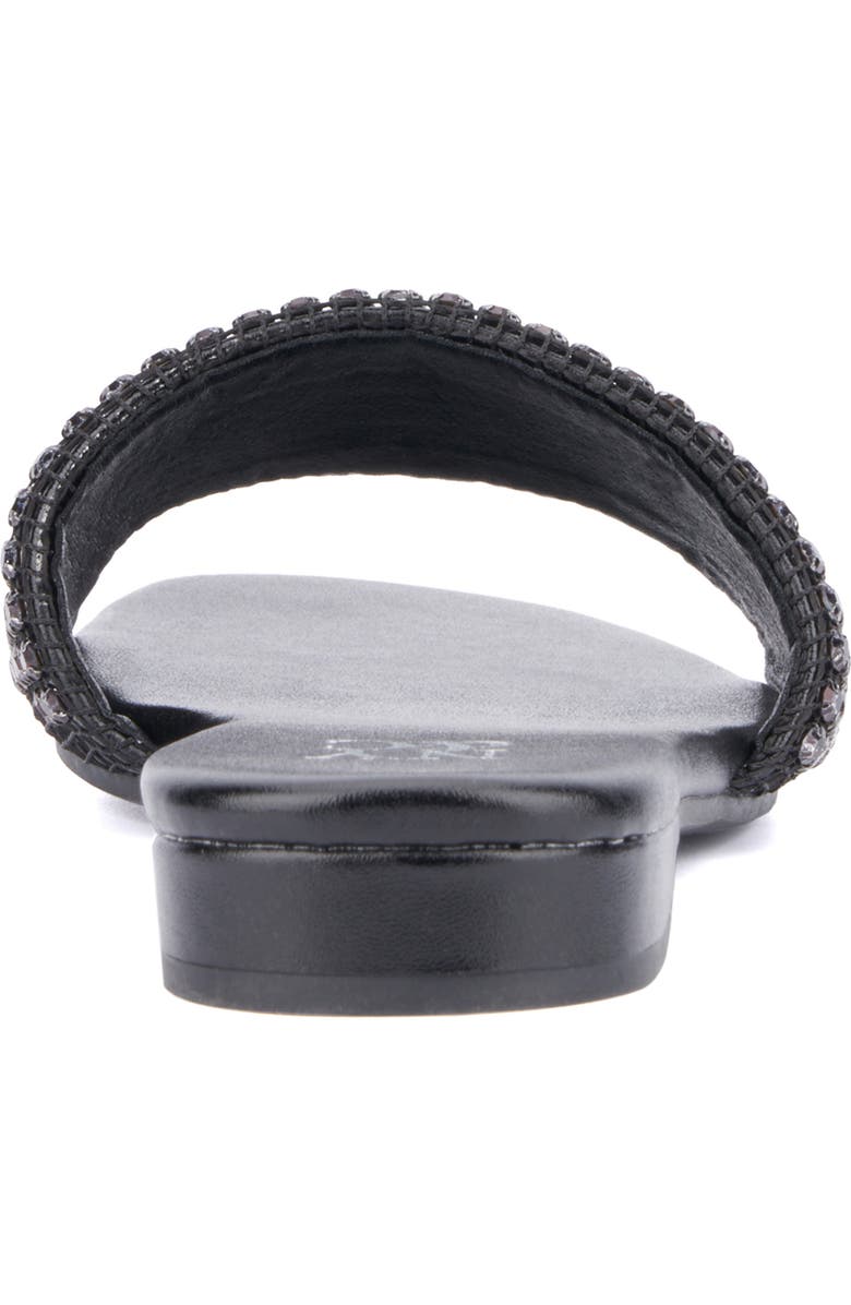 NEW YORK AND COMPANY Gracie Rhinestone Slide Sandal, Alternate, color,