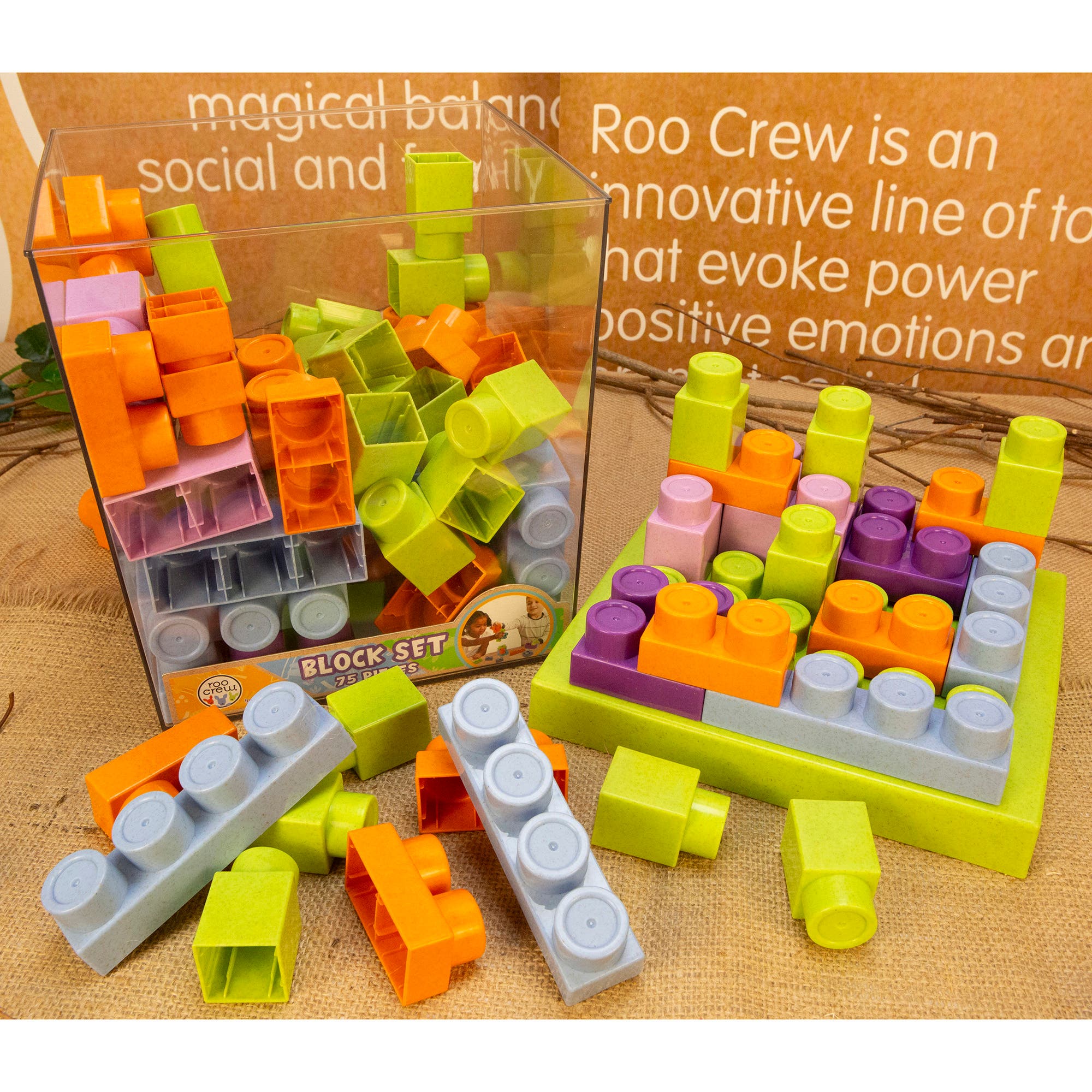 Roo Crew Block Set 75 Pieces Building Activity Set | Nordstrom