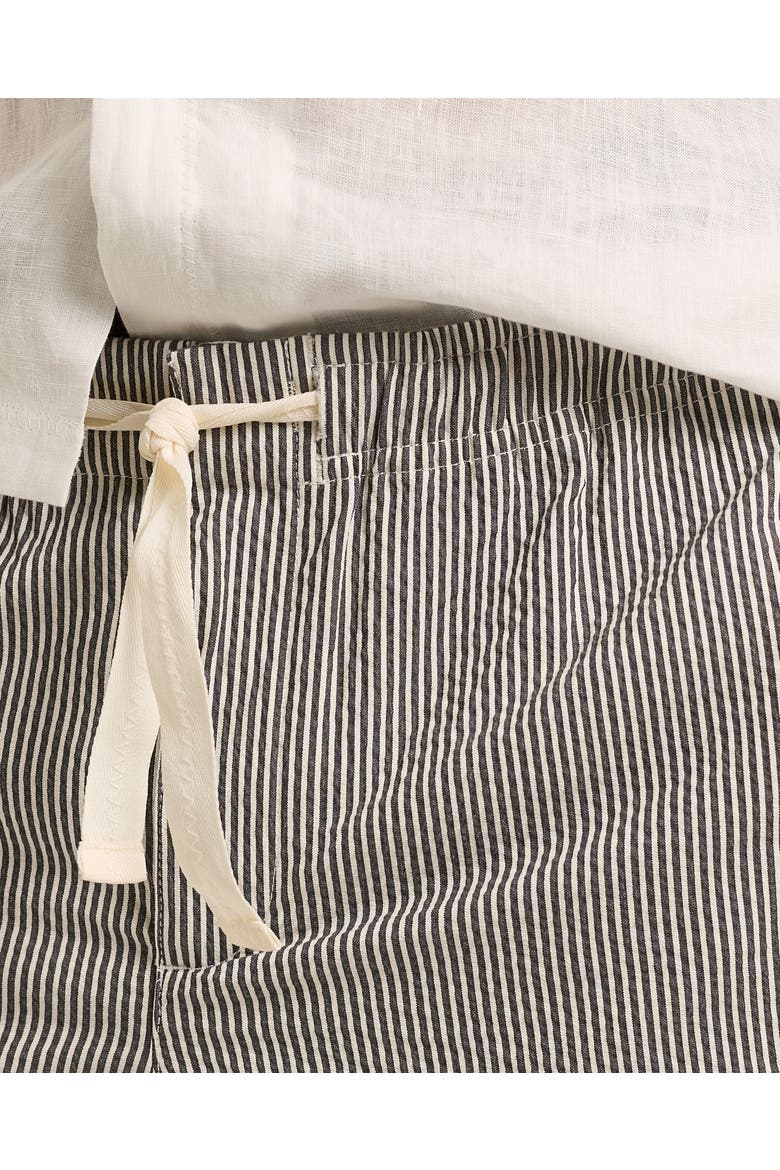 Alex Seersucker Relaxed-Fit Shorts, Alternate, color, CHARCOAL/WHITE STRIPE
