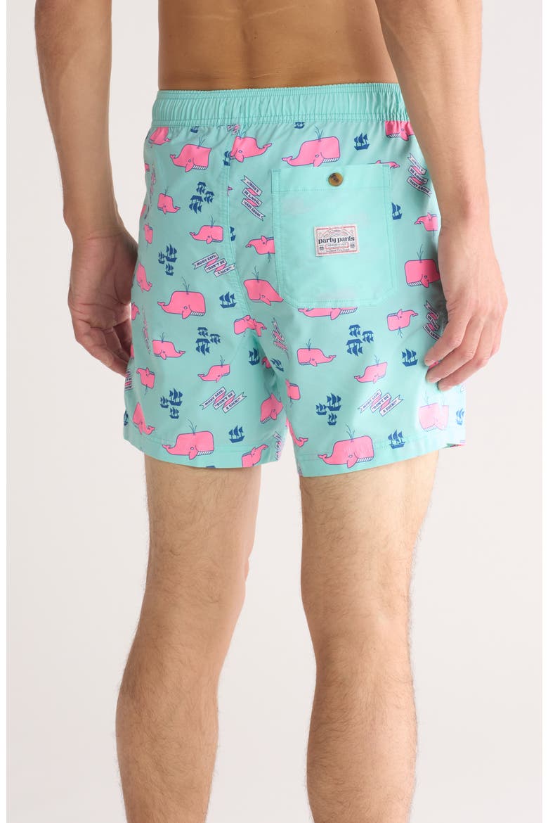 Moby Swim Trunks, Alternate, color, MINT GREEN
