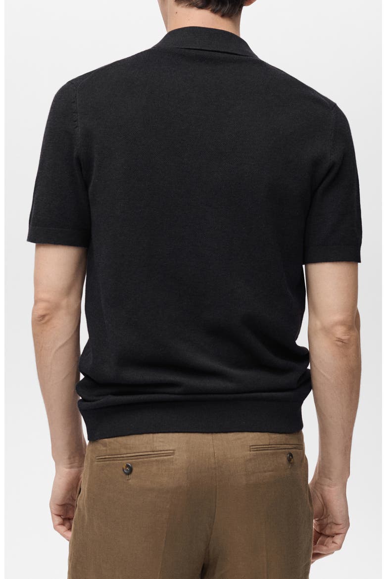 Slim Fit Polo, Alternate, color, BLACK
