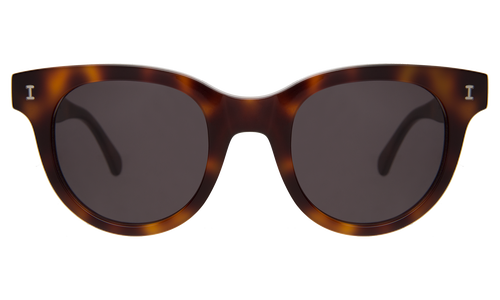 ILLESTEVA
SICILIA SUNGLASSES - MULBERRY Illesteva Sicilia SIC12GRG Oval Shiny Navy Blue Sunglasses  main image 4