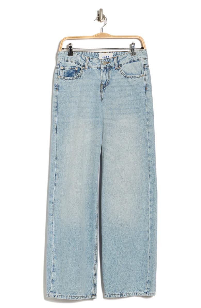 JJXX Tokyo Low Rise Wide Leg Jeans, Alternate, color, Light Blue Denim