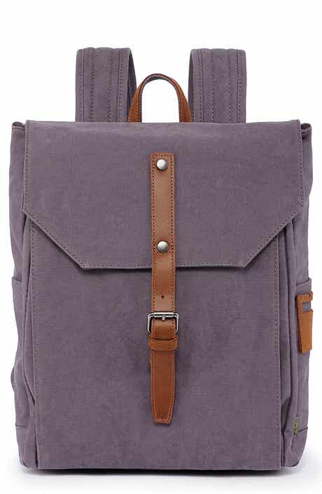 Sunny Trail Canvas & Leather Backpack