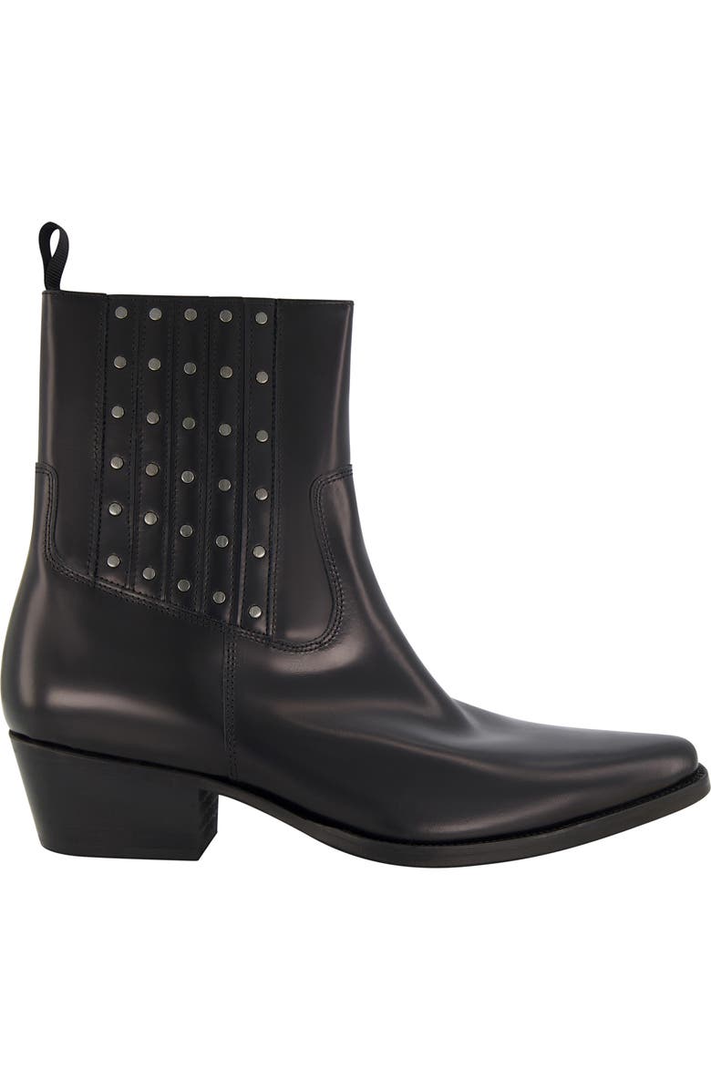 KARL LAGERFELD PARIS Studded Chelsea Boot, Alternate, color, Black